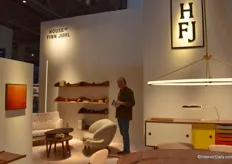 Joost Cords from House of Finn Juhl showed us the new shelves they designed. ‘Also visit us in Milan and Copenhagen, we’re going big this year!’ he said.